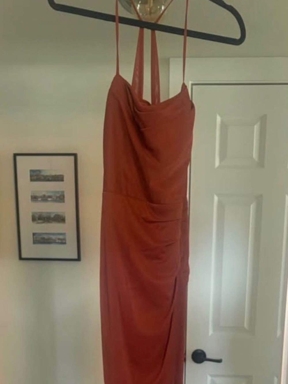 Azazie bridesmaids dress (mauve/maroon)